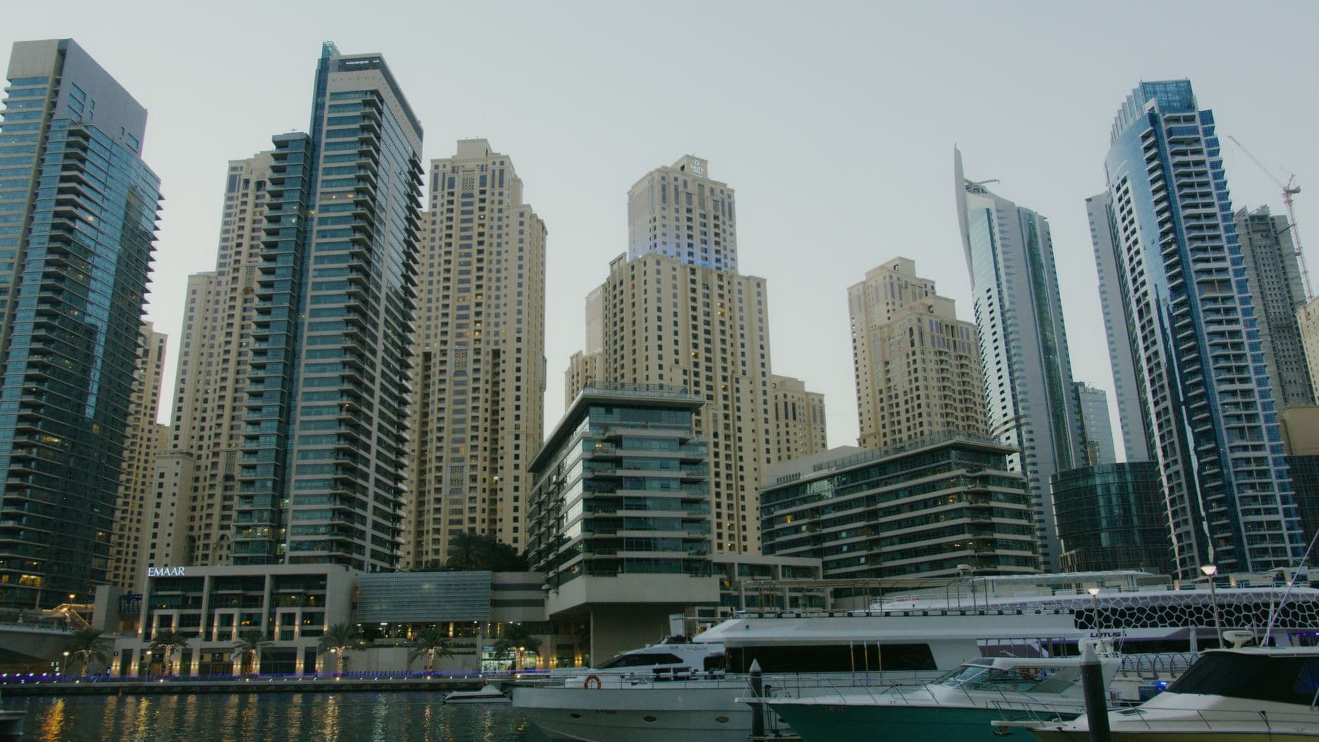 Dubai residential towers, the kind of freehold property that can qualify for the Golden Visa