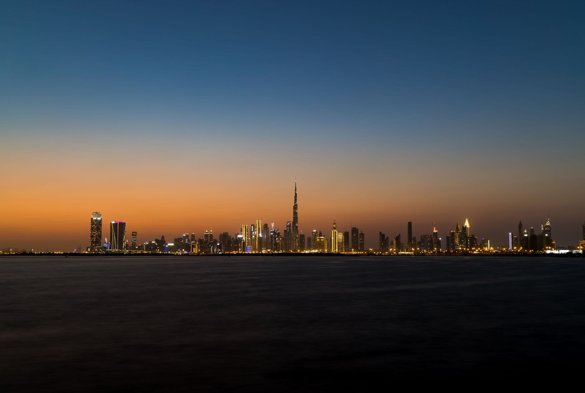 Dubai skyline at dusk, a top destination for Indian and NRI property investors