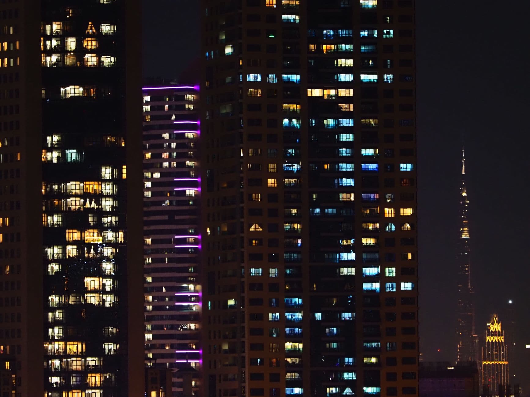 A Dubai residential tower, whose shared areas the annual service charge maintains
