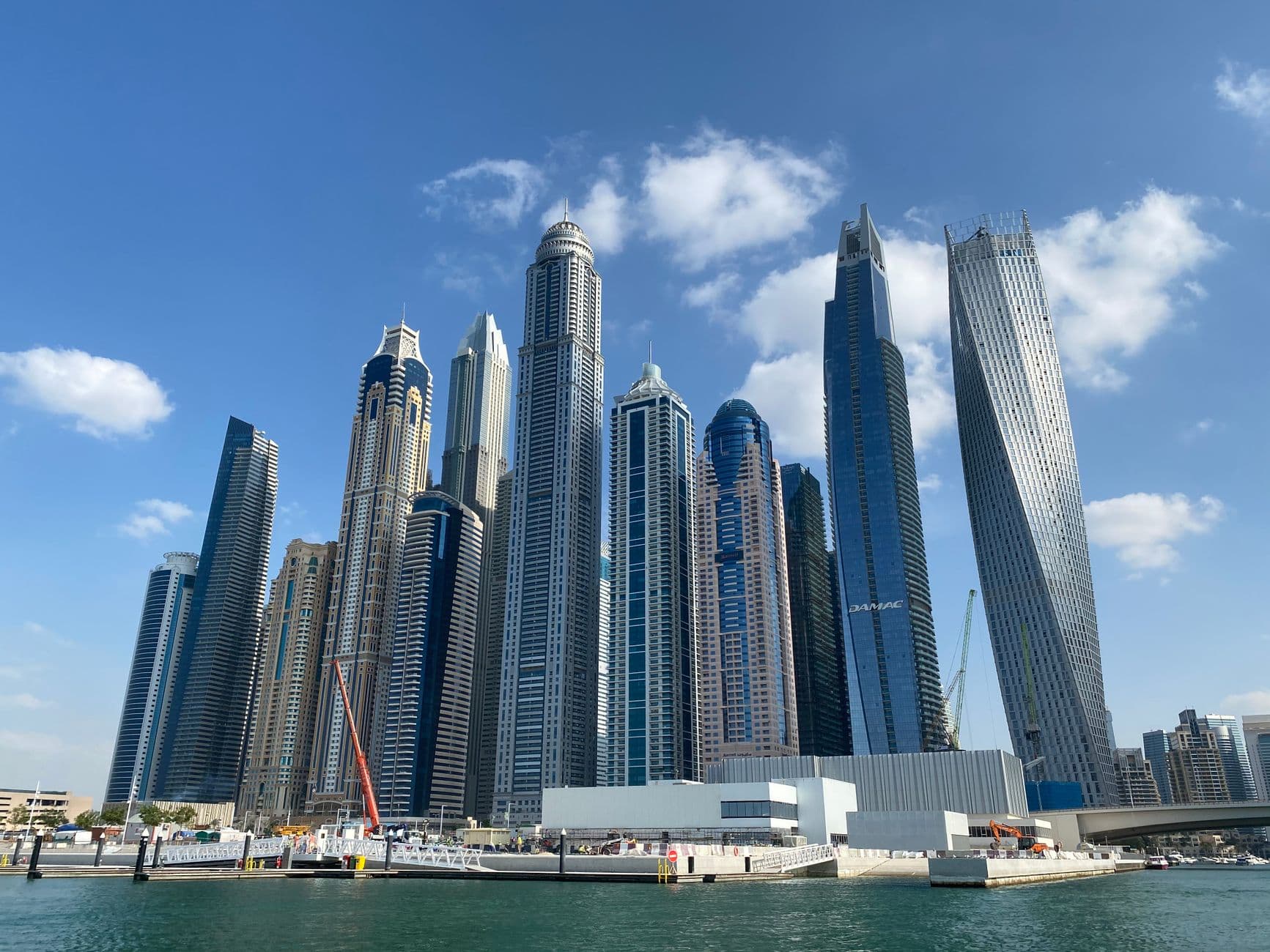 Dubai Marina waterfront towers, a favourite of British property buyers